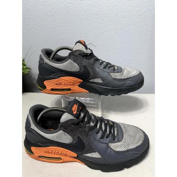 Nike Other - Nike AIR MAX EXCEE Mens Size 11 Grey/Orange Sneakers‎ Shoes